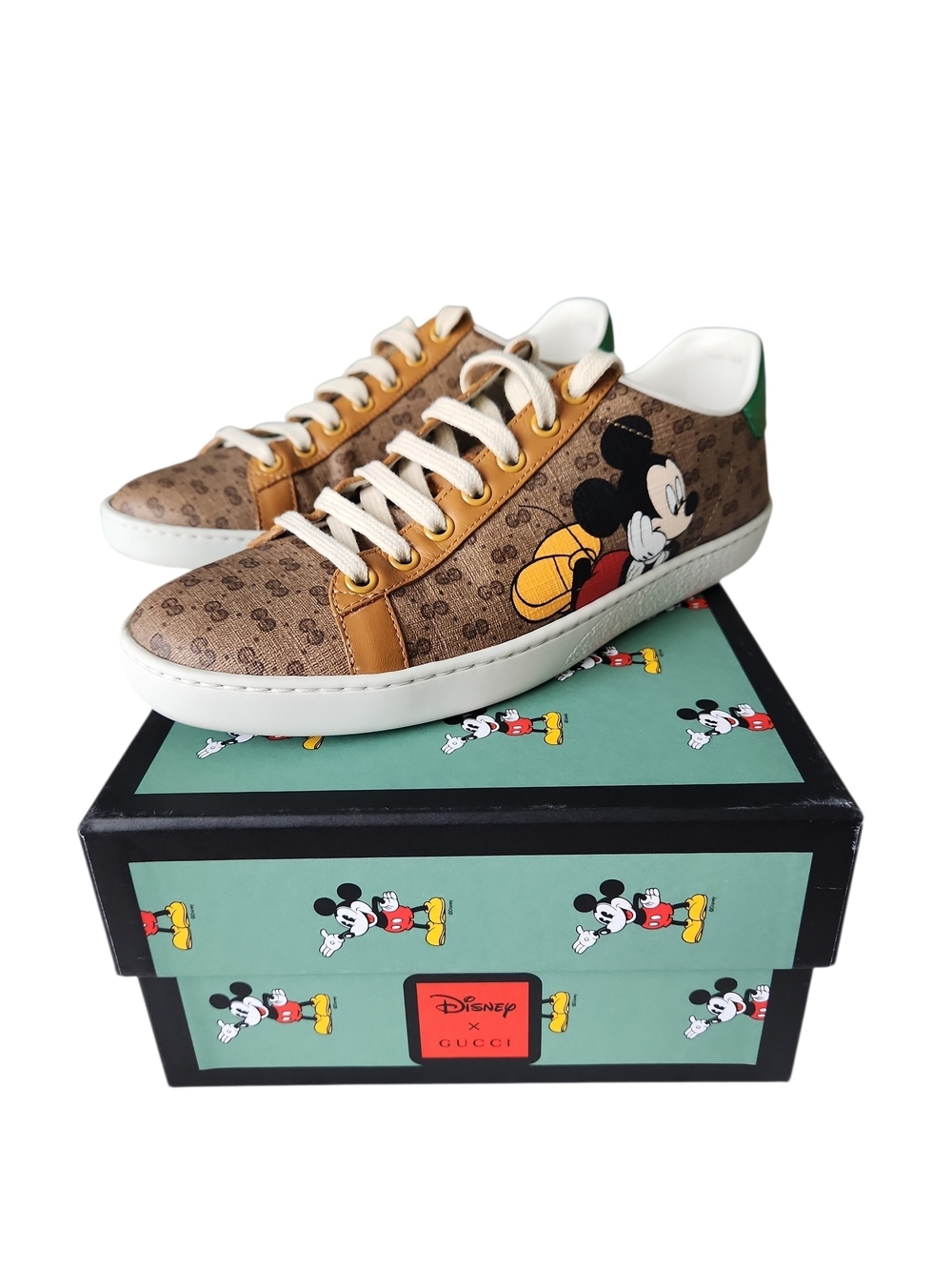 Gucci x Disney Mickey Mouse GG Ace Supreme Sneakers - LIMITED EDITION Woman